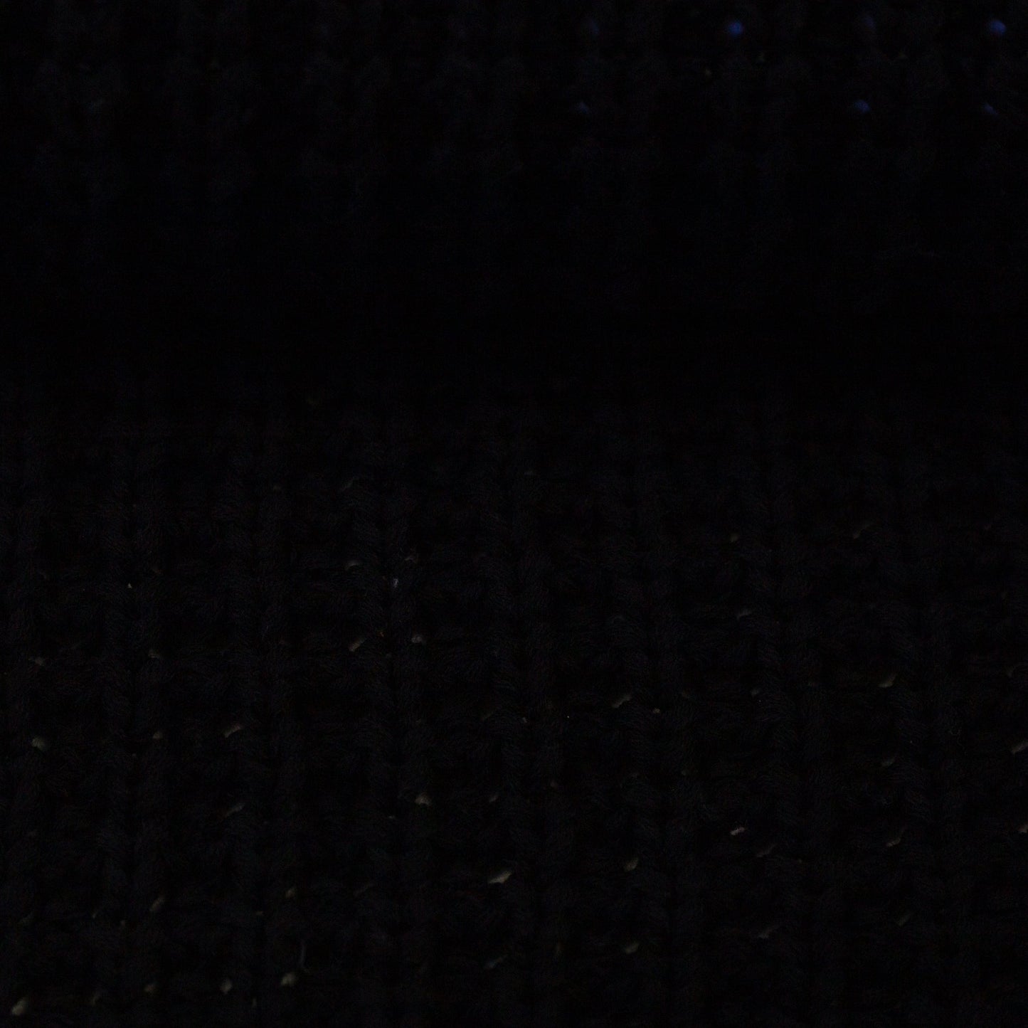 Attēls ar Biezs 100 % kokvilnas adījums - melns 615 g/m² – pieejams Šarlotes audumi