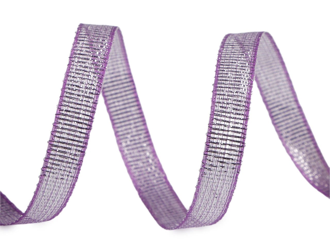 Attēls ar Brokāta lente ar lureksu | 10 mm platumā,10 m iepakojums | dažādu toņu – pieejams Šarlotes audumi