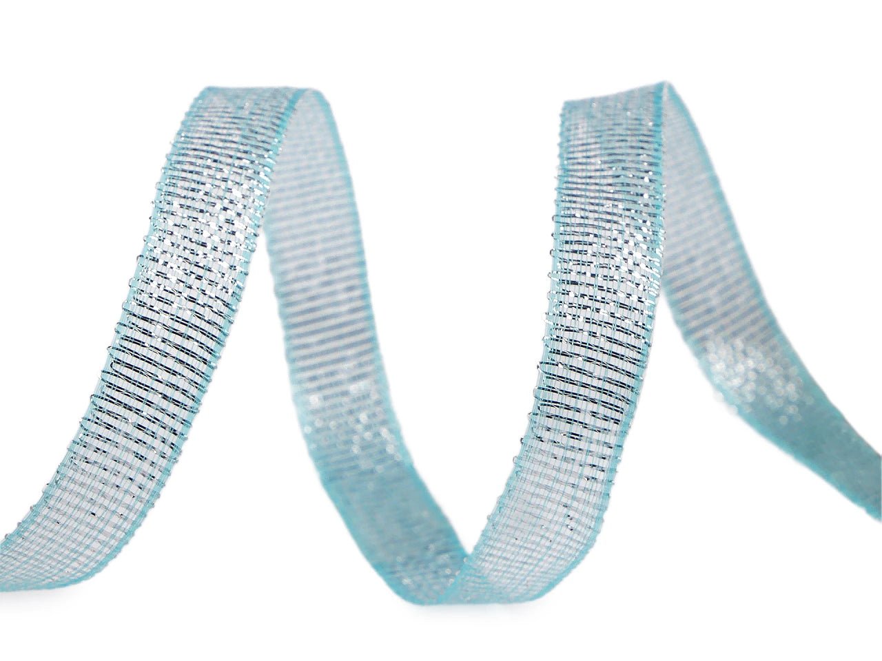 Attēls ar Brokāta lente ar lureksu | 10 mm platumā,10 m iepakojums | dažādu toņu – pieejams Šarlotes audumi