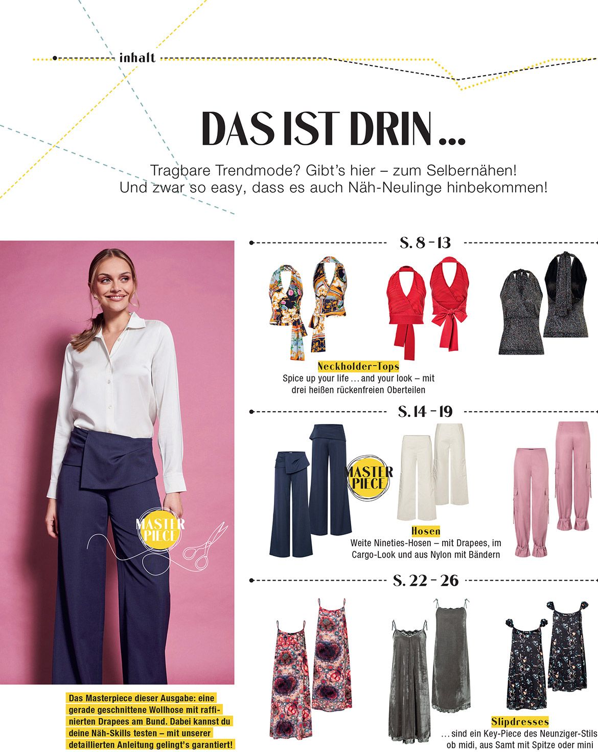 Attēls ar Burda Easy 03/2025 - DE – pieejams Šarlotes audumi