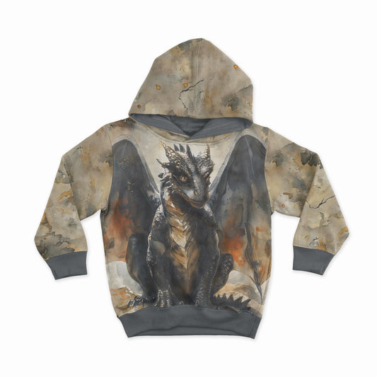 Attēls ar Cilpiņtrikotāžas panelis 40x50 cm - pūķis 250 g/m² – pieejams Šarlotes audumi