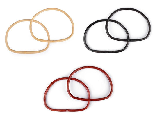 Dabīga bambusa somas rokturis | 14 × 17,5 cm| 2 gb