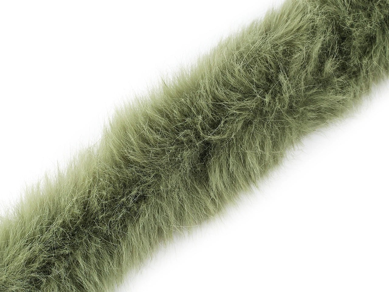 Dekoratīvā mākslīgās kažokādas apdare, Boa 1 m|dažādu toņu