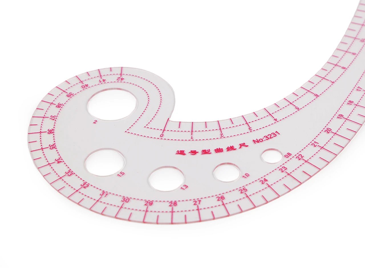 Drēbnieku lineāls | lekāls ar izliekumu 42 cm