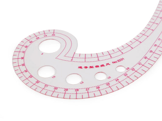 Drēbnieku lineāls | lekāls ar izliekumu 42 cm