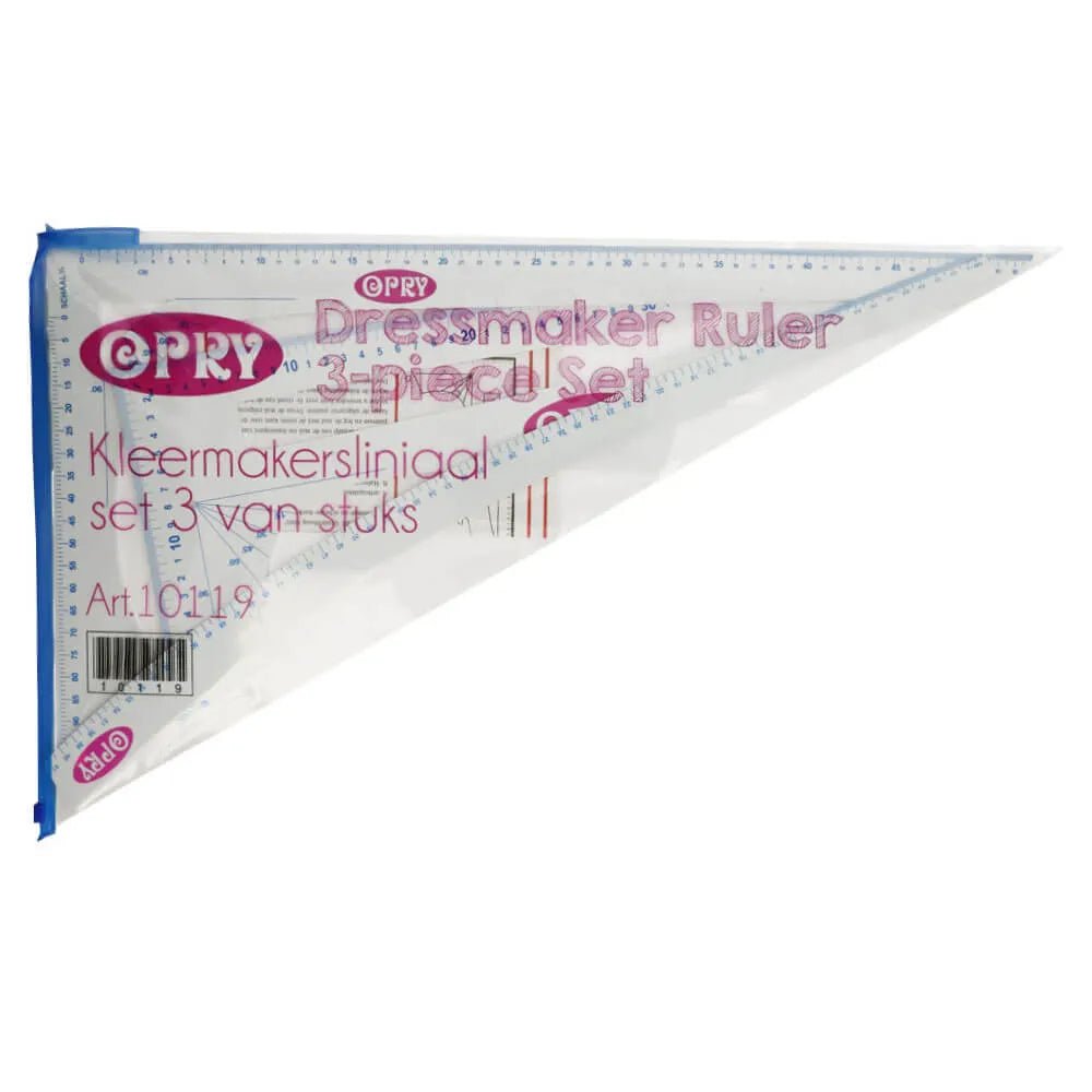 Drēbnieku lineālu komplekts 3 gab.Opry