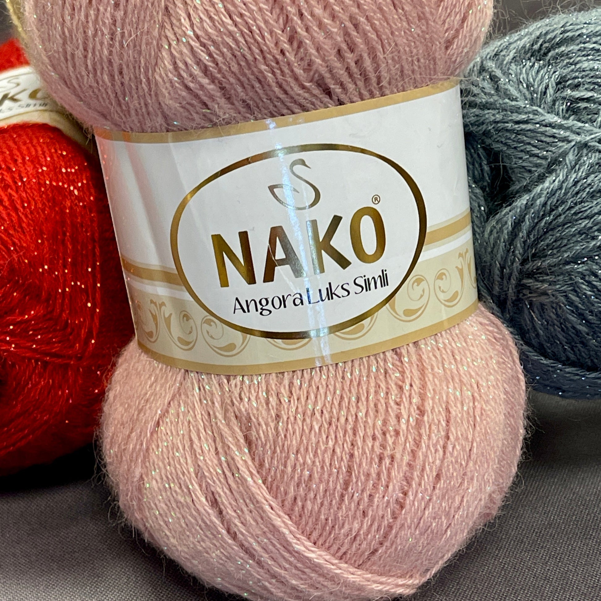 Dzija NAKO ANGORA LUKS SIMLI ar mirdzumu - 550m 100g