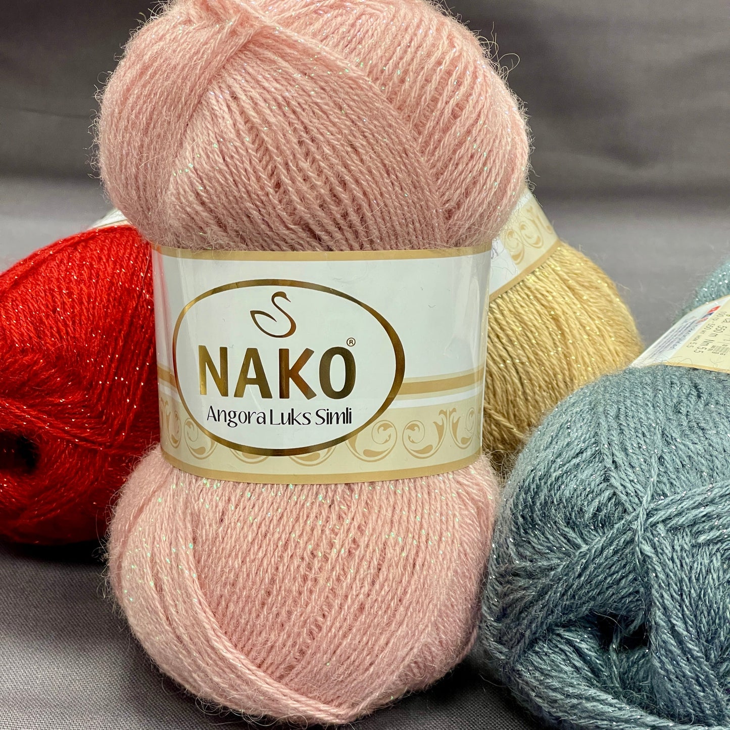 Dzija NAKO ANGORA LUKS SIMLI ar mirdzumu - 550m 100g