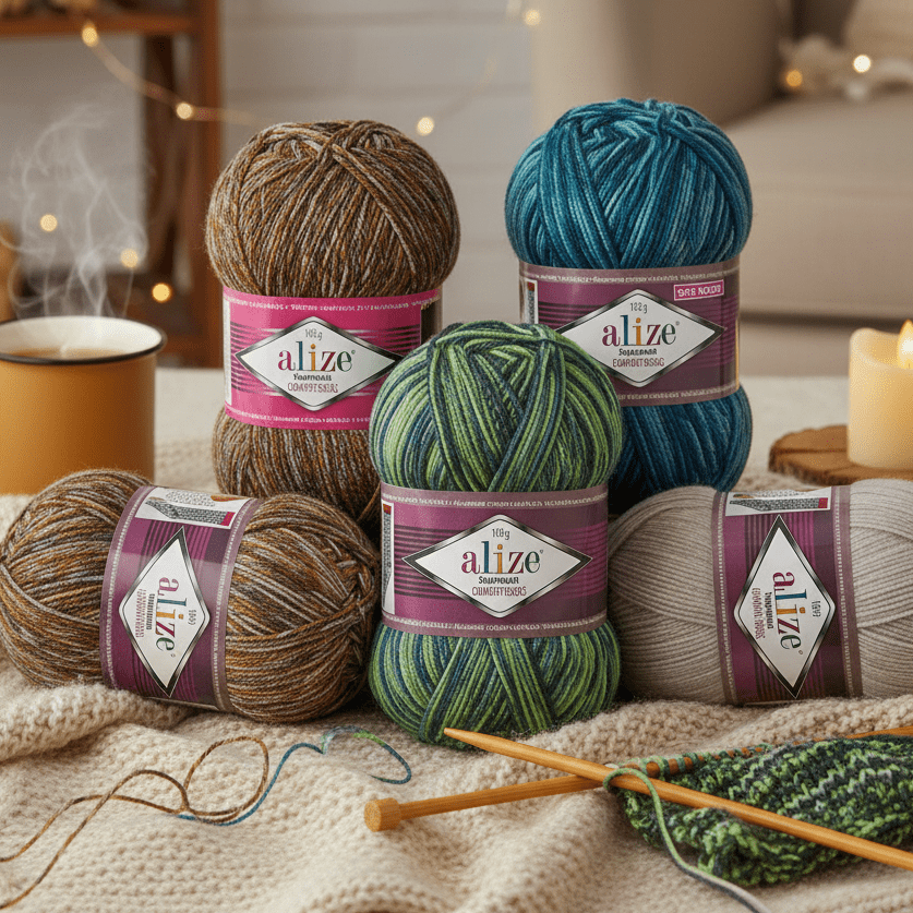 Attēls ar Dzijas Alize Superwash Comfort - 100g / 420m – pieejams Šarlotes audumi