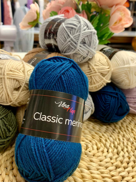 Dzijas Vlna Hep Classic Merino - 50g / 105m
