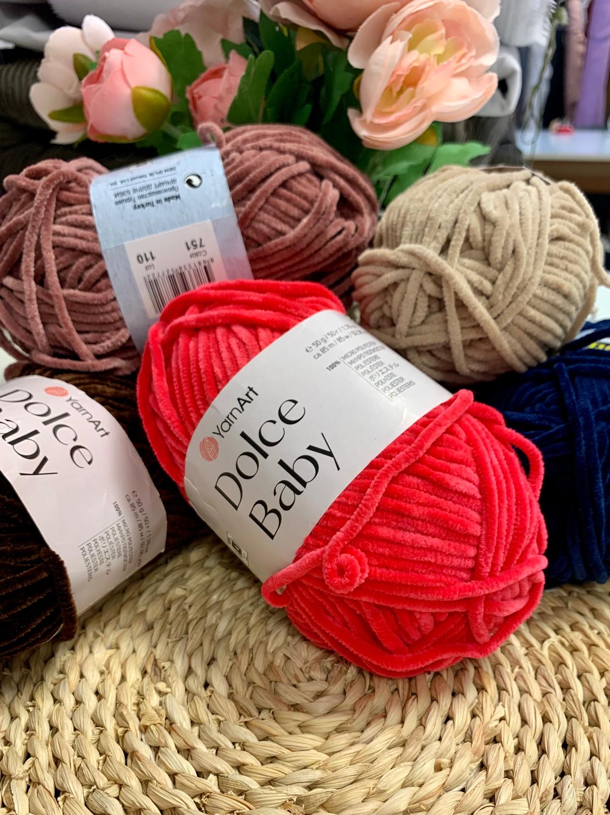 Dzijas YarnArt Dolce Baby - Zefīra dzija - 50g / 85m