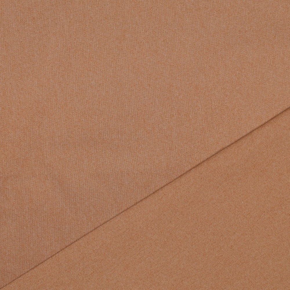 Džinsu audums ar elastānu - brūns 270 g/m²