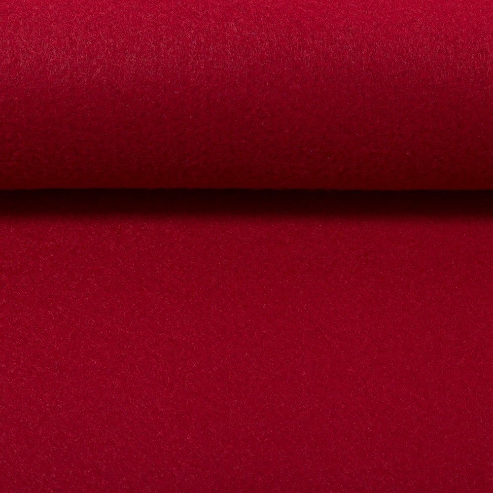 Filca audums ruļļos, 3 mm - bordo 650 g/m²