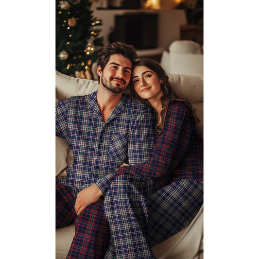 Attēls ar Flanelis - zaļš ar sarkanu rūtains 165 g/m² – pieejams Šarlotes audumi