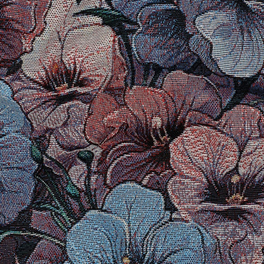 Image of tapestry - pansies 290 g/m² – available at Šarlotes audumi