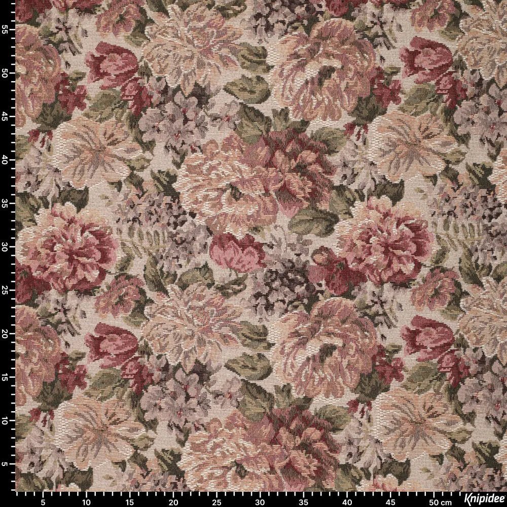 Gobelēns - vintage ziedi 260 g/m²