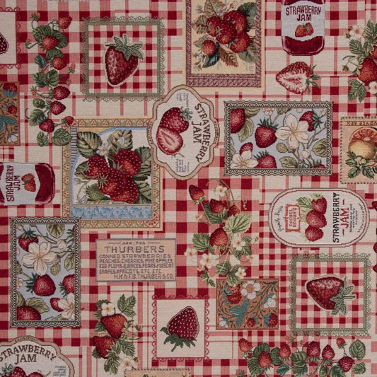 alt
Image with tapestry - strawberry jam 350 g/m² – available at Šarlotes audumi