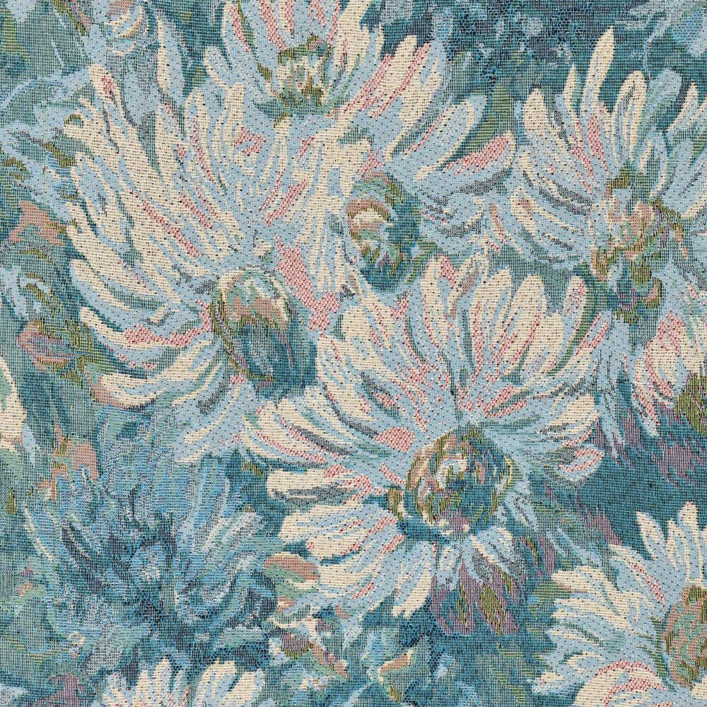 Gobelēns - zilie dārza ziedi 260 g/m²