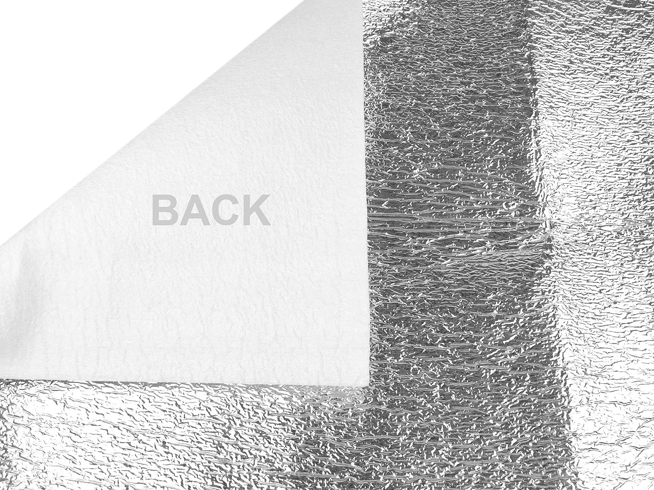 iltumizolējošā putuplēves loksne ar folijas pārklājumu |3 mm|100x100 cm