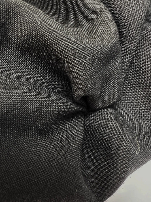 Itālijas kostīmaudums | 75% vilna | 25% poliamīds | 220 g/m² | 150 cm | Melns