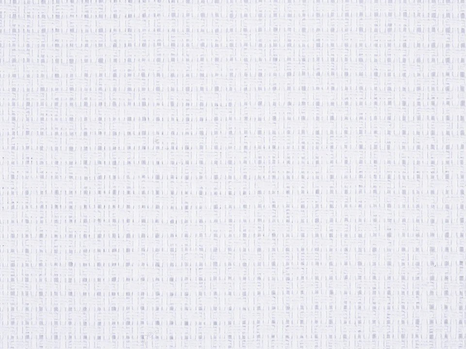 Izšūšanas audums - 46 rūtiņas/10cm - balts