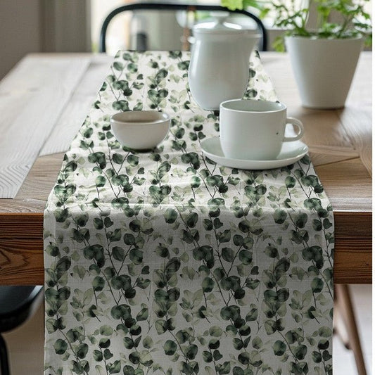 Attēls ar Kanvas audums - eikalipti 210 g/m² – pieejams Šarlotes audumi