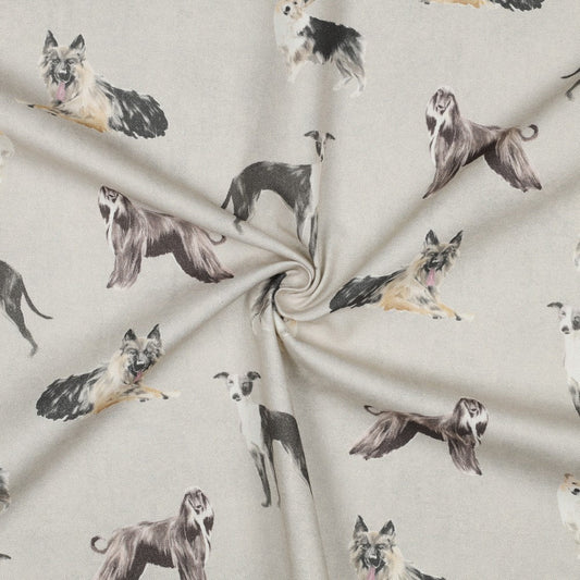 Kanvas audums - suņi 225 g/m²