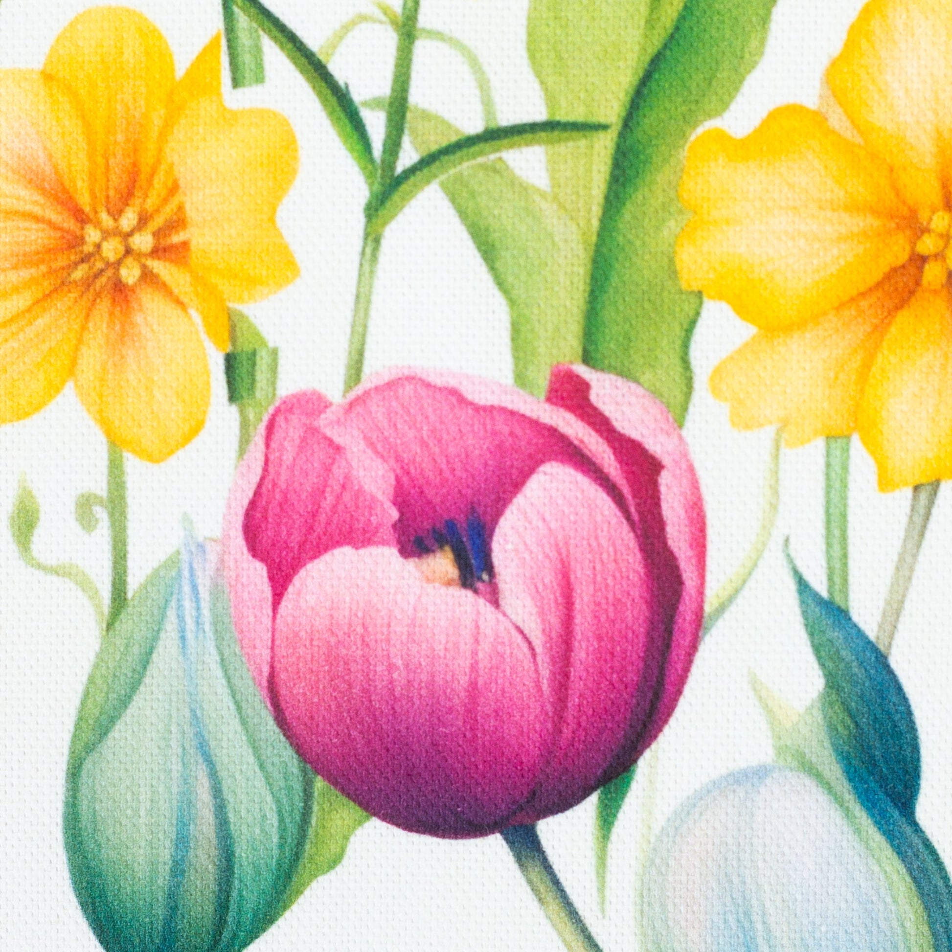 Kanvas audums - tulpes 210 g/m²