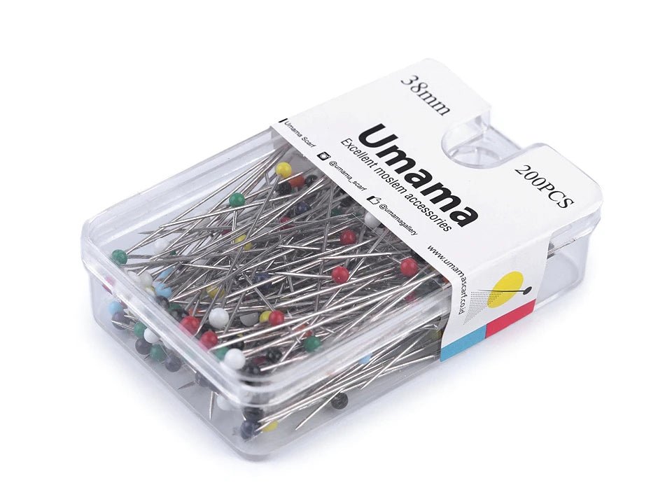 Kniepadatas ar stikla galvu| garums 38 mm|200 gab.