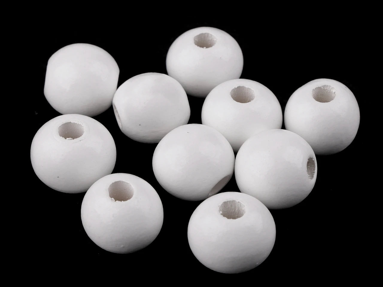 Koka pērlītes Ø 25 m 10 gab.| dažādu toņu