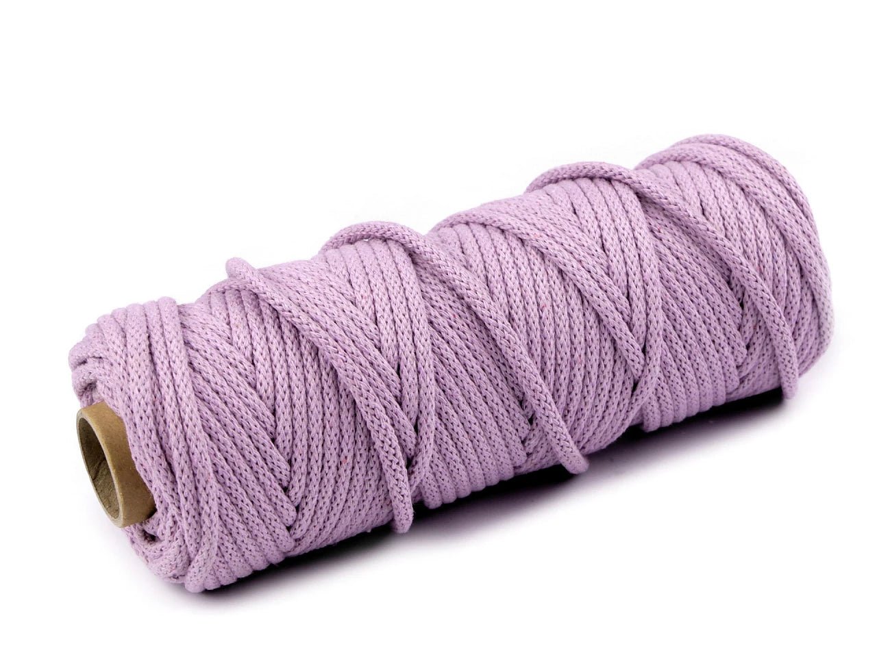 Attēls ar Kokvilnas aukla 5mm - ceriņu (10 m) – pieejams Šarlotes audumi