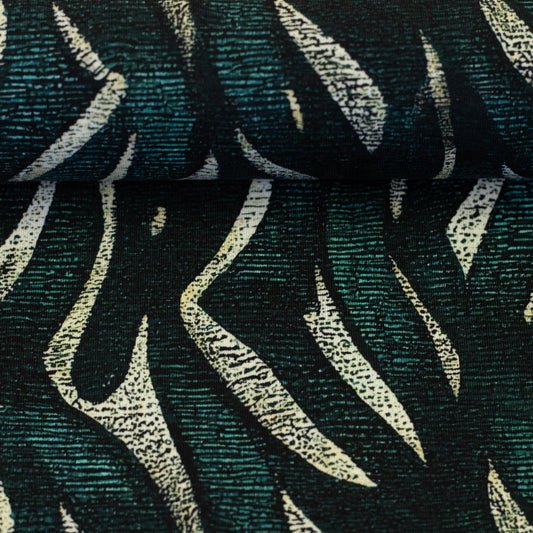 Attēls ar Kokvilnas cilpiņtrikotāža - abstrakts raksts 260 g/m² – pieejams Šarlotes audumi