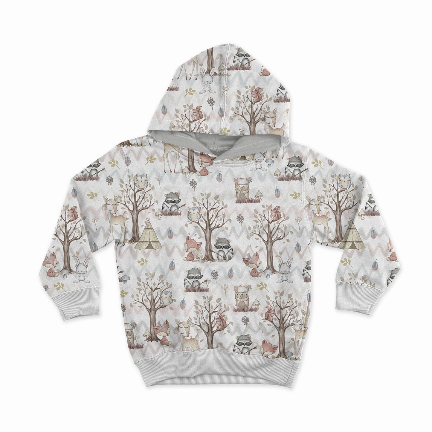 Kokvilnas cilpiņtrikotāža - boho zvēri 250 g/m²