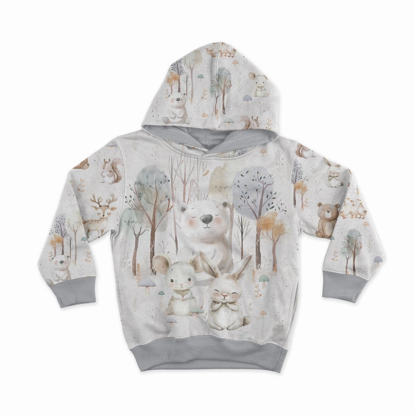 Attēls ar Kokvilnas cilpiņtrikotāža - dzīvnieki pelecīgos toņos 250 g/m² – pieejams Šarlotes audumi