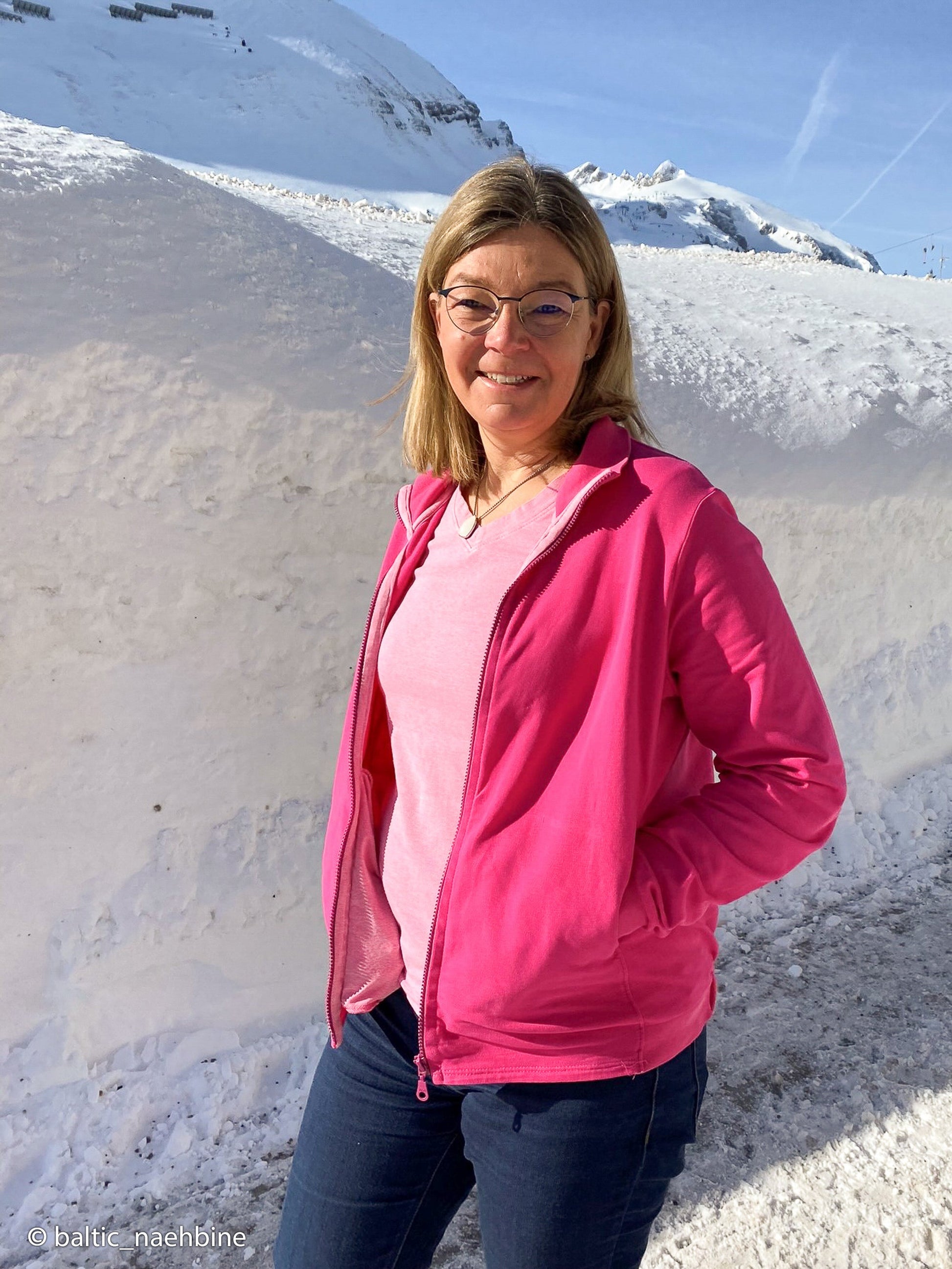 Kokvilnas cilpiņtrikotāža - fuksija 235 g/m² (GOTS sertif.)