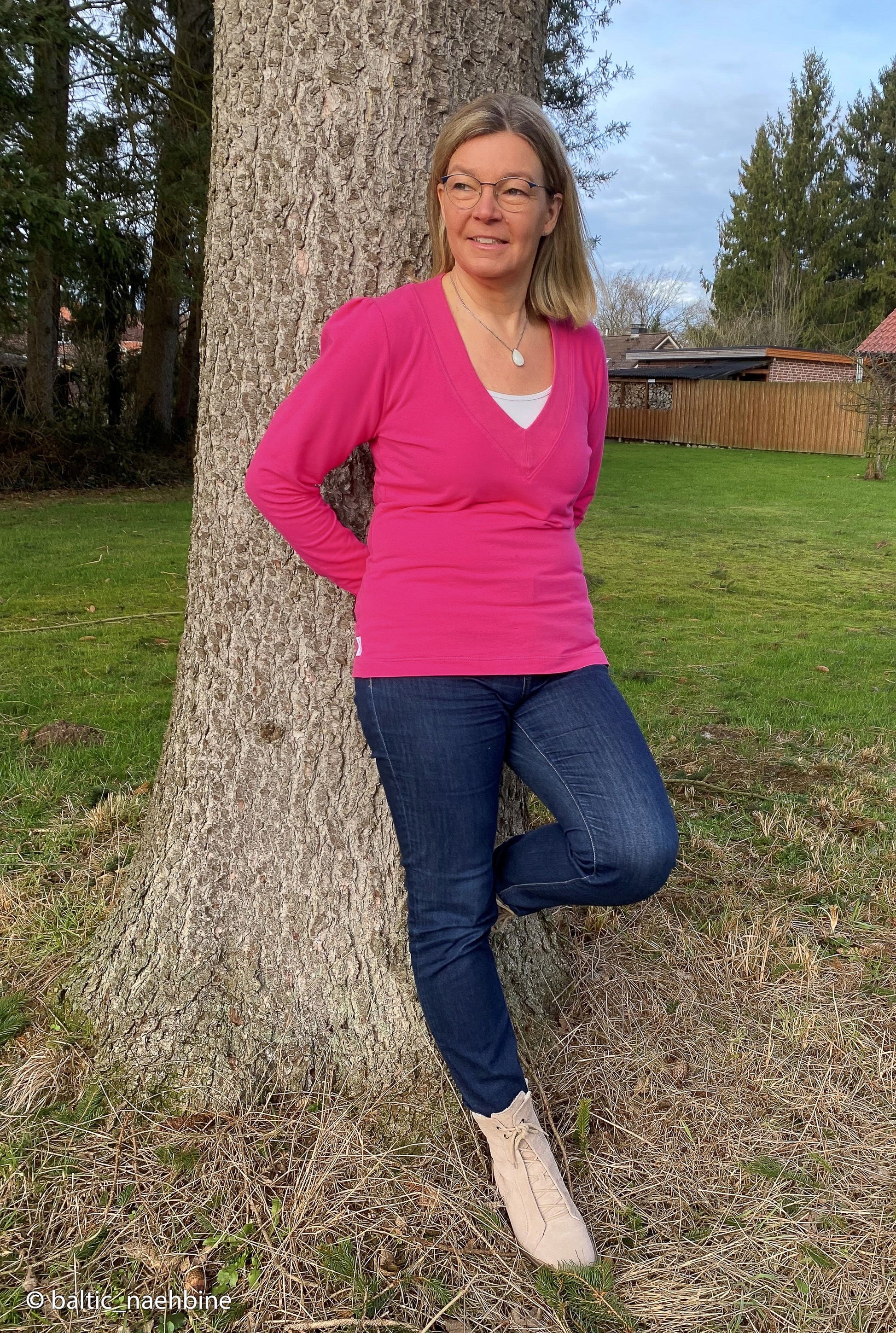 Kokvilnas cilpiņtrikotāža - fuksija 235 g/m² (GOTS sertif.)