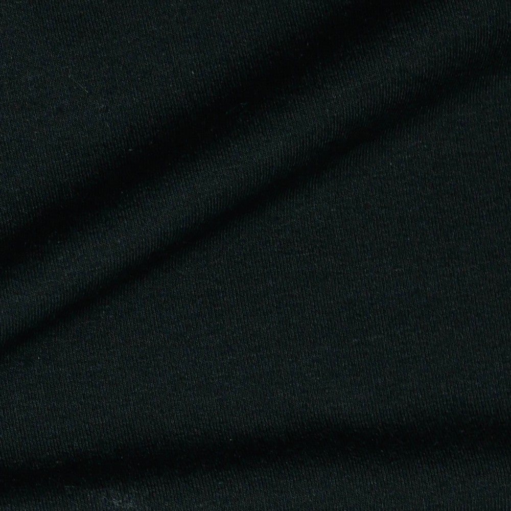 Kokvilnas cilpiņtrikotāža no pārstrādātas kokvilnas♻️ - melna 235 g/m²