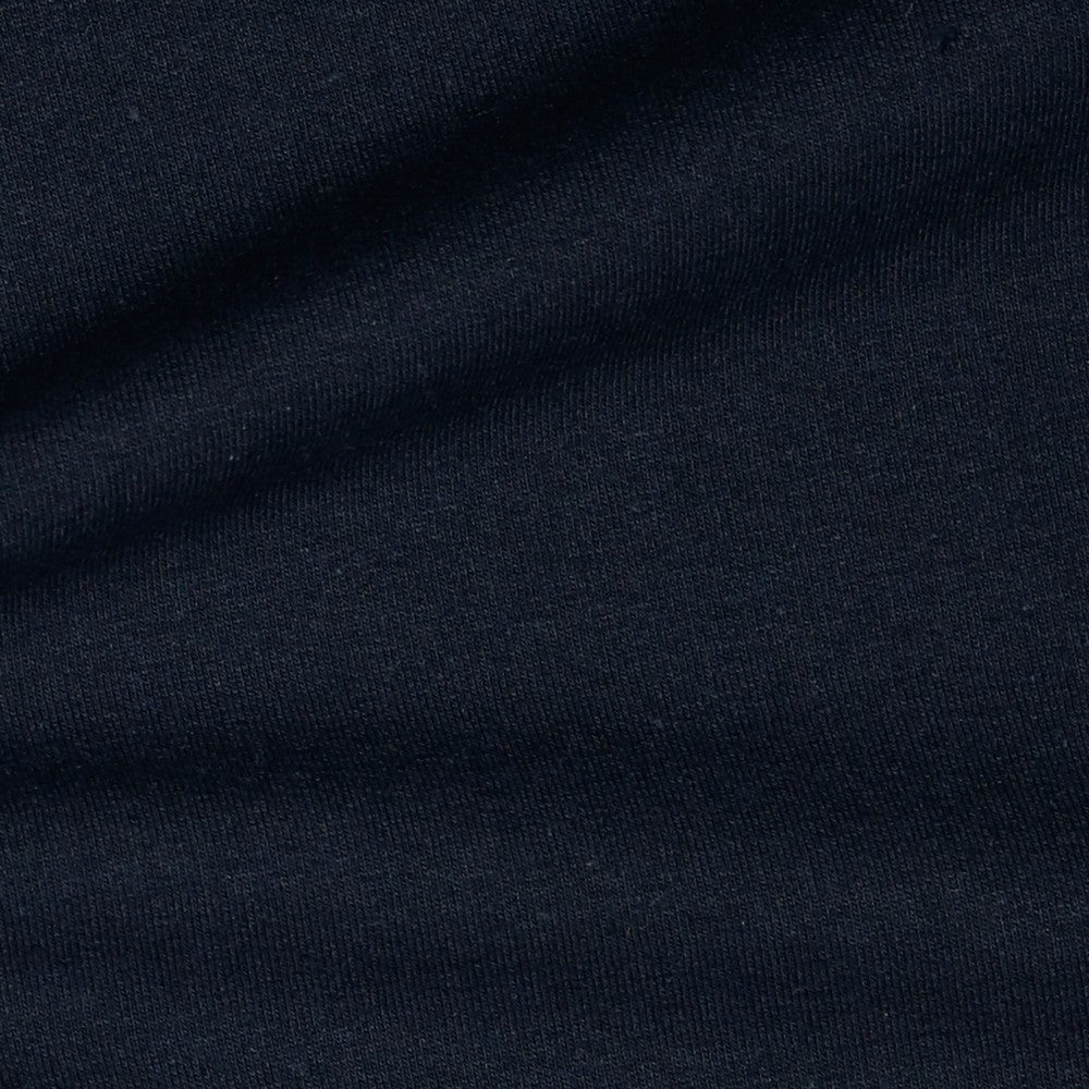 Kokvilnas cilpiņtrikotāža no pārstrādātas kokvilnas♻️ - tumši zila 235 g/m²
