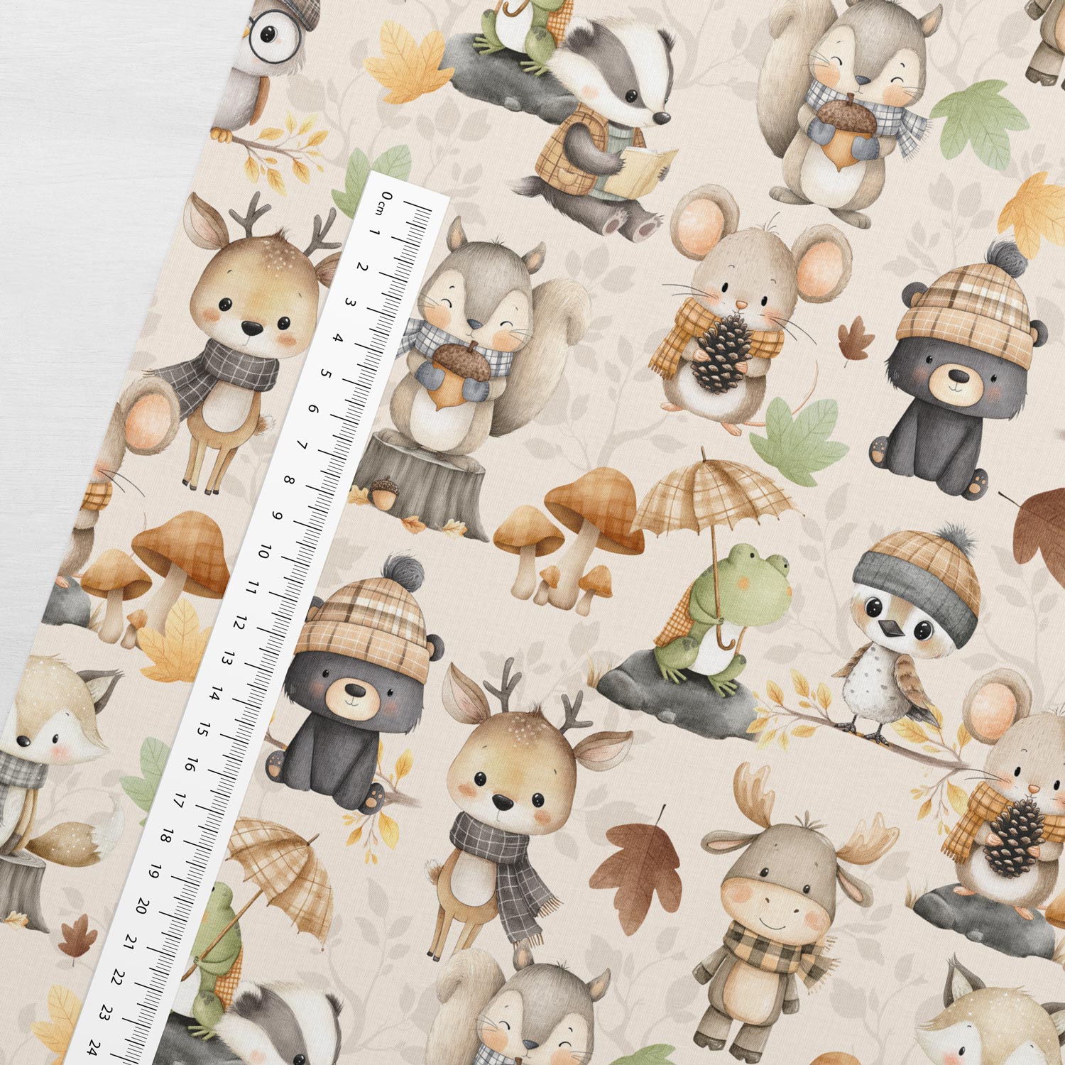 Kokvilnas cilpiņtrikotāža - pūcīte un citi zvēri 250 g/m²