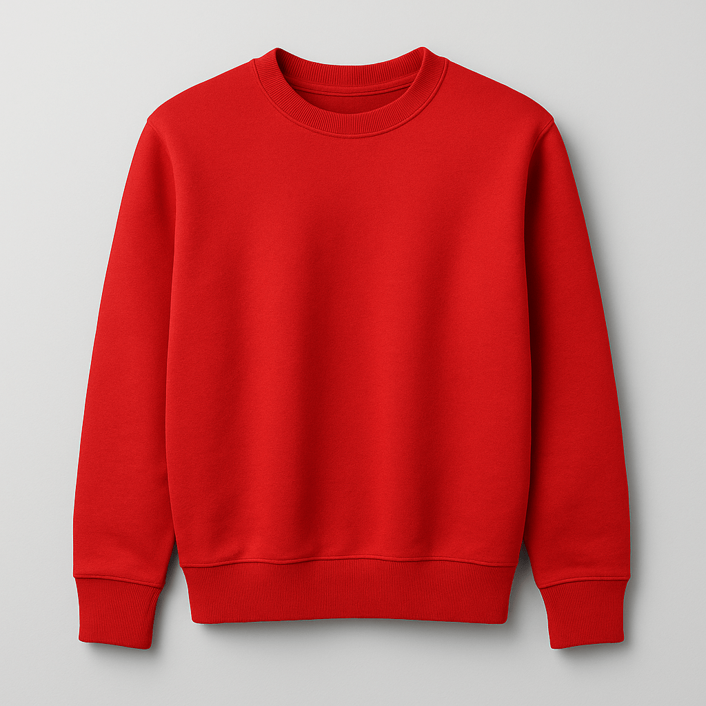 Kokvilnas cilpiņtrikotāža - sarkana 235 g/m² (GOTS sertif.)