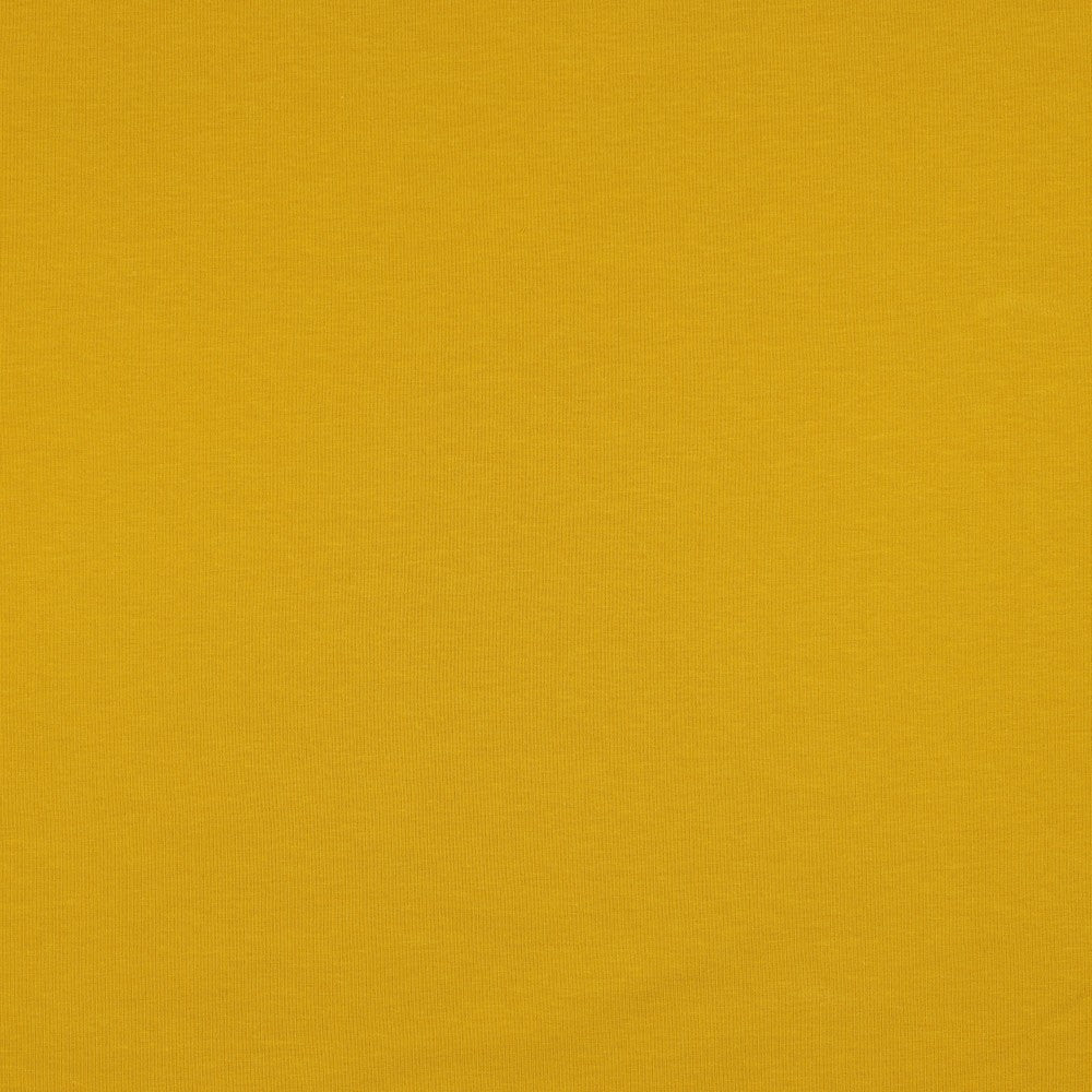 Kokvilnas cilpiņtrikotāža - sinepju 235 g/m² (GOTS sertif.)