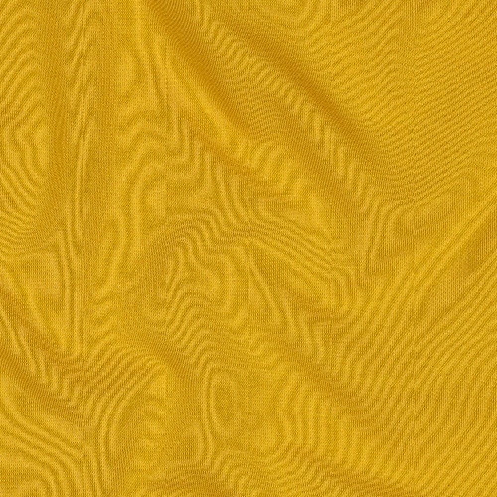 Kokvilnas cilpiņtrikotāža - sinepju 235 g/m² (GOTS sertif.)