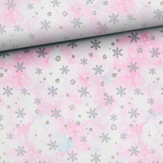 Kokvilnas cilpiÅtrikotÄža - sniegpÄrsliÅas 250 g/m²