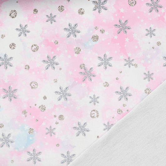 Kokvilnas cilpiÅtrikotÄža - sniegpÄrsliÅas 250 g/m²