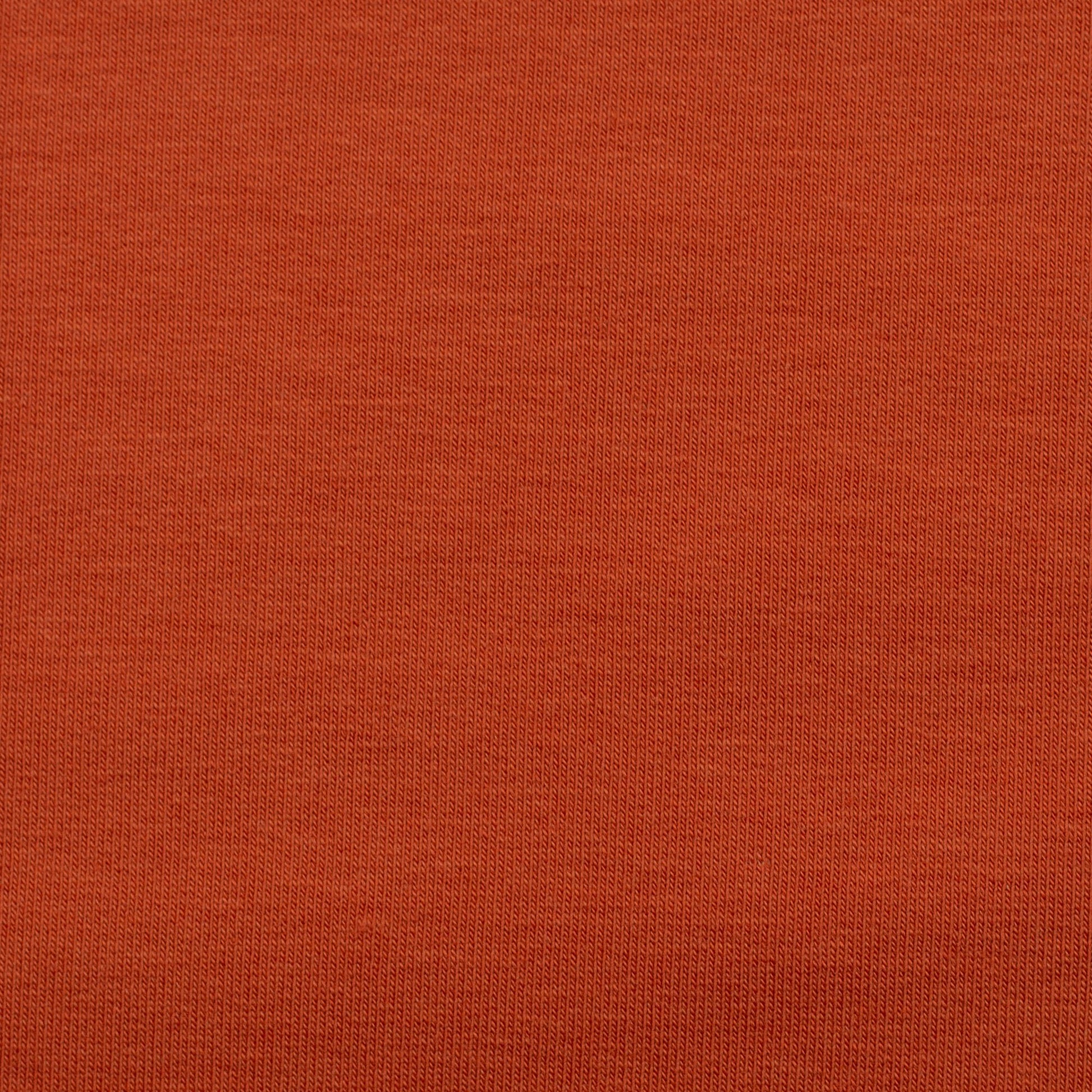 Kokvilnas cilpiņtrikotāža - terakota 240 g/m²