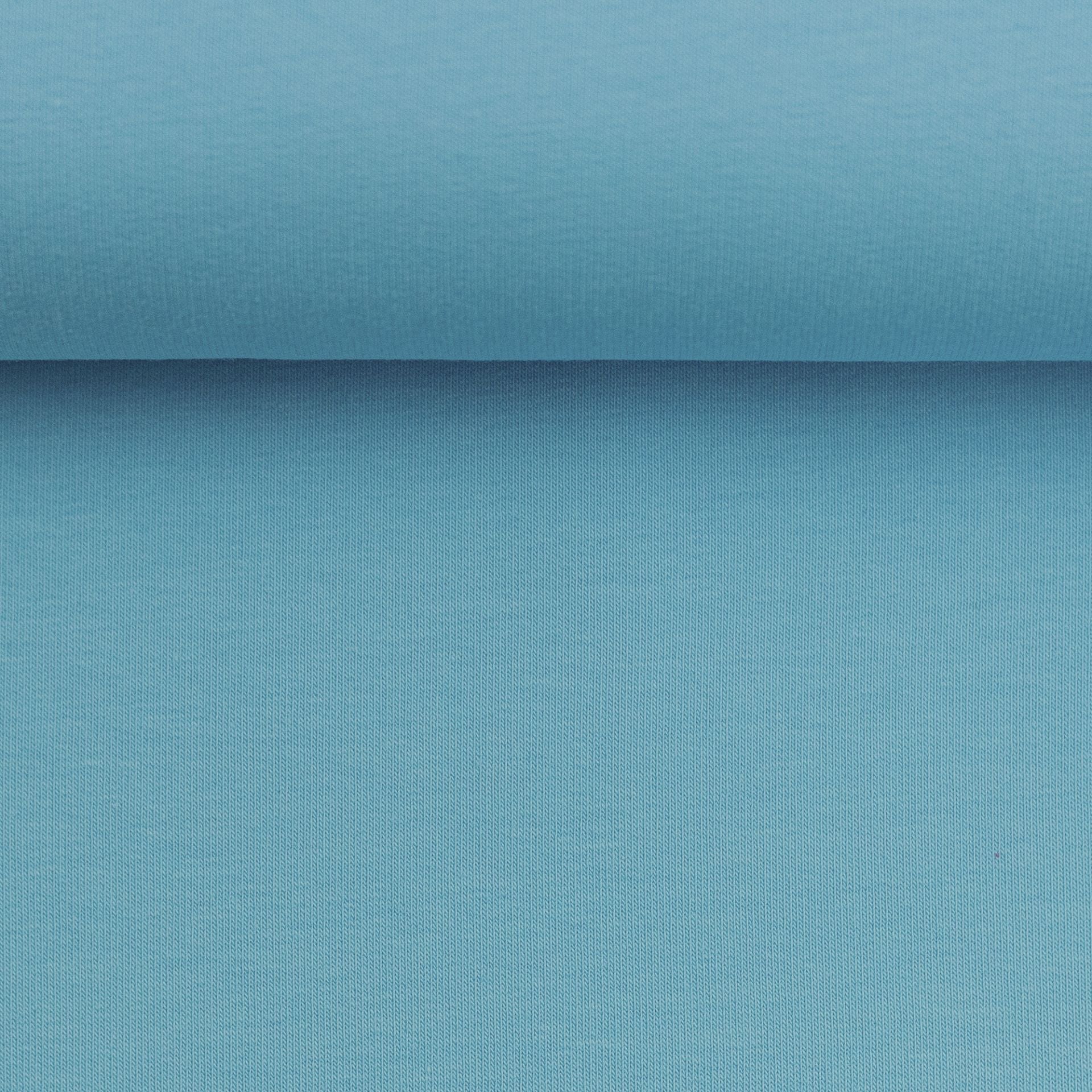 Kokvilnas cilpiņtrikotāža - tirkīzzila 240 g/m²