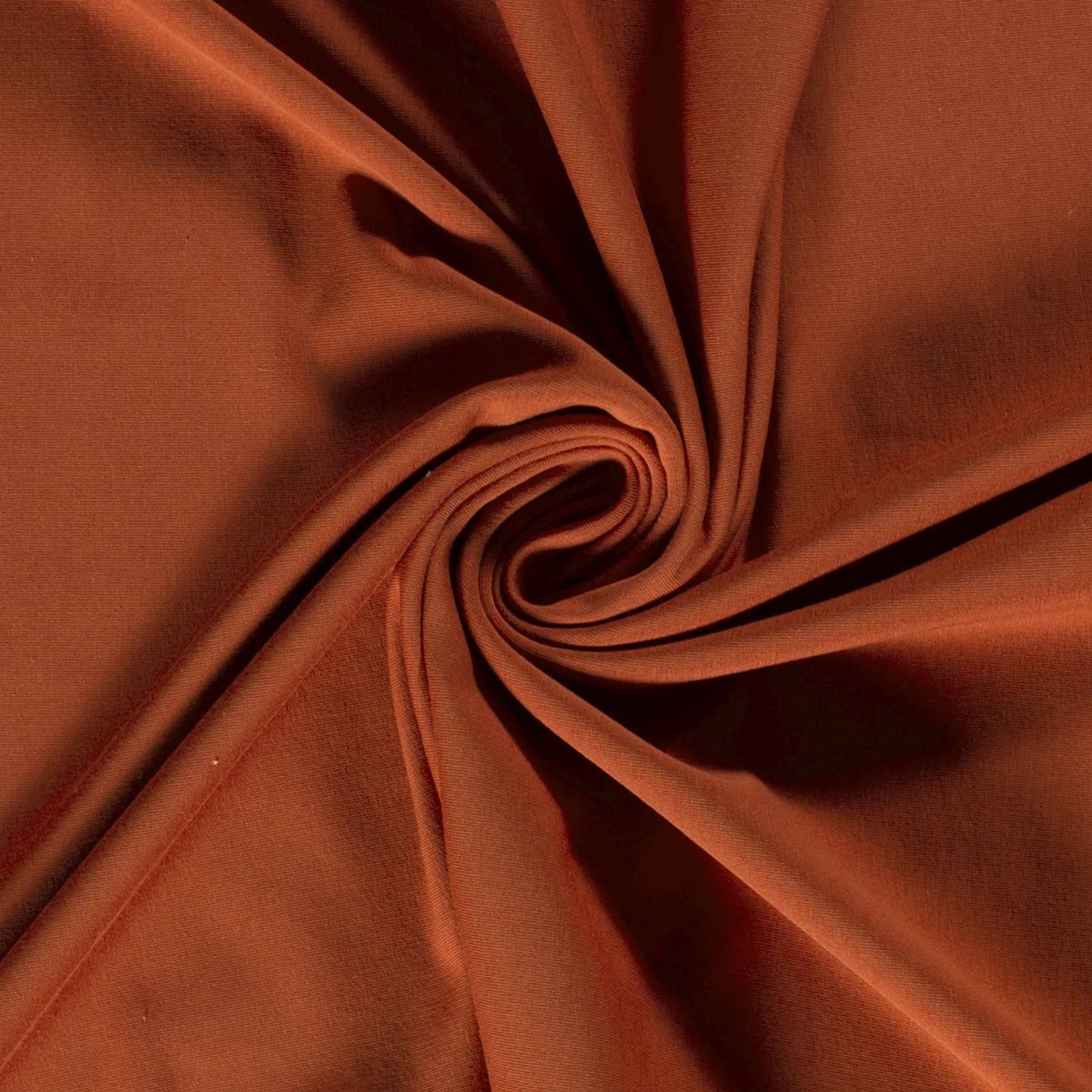 Attēls ar Kokvilnas cilpiņtrikotāža - tumši oranžs ķieģeļu 235 g/m² – pieejams Šarlotes audumi