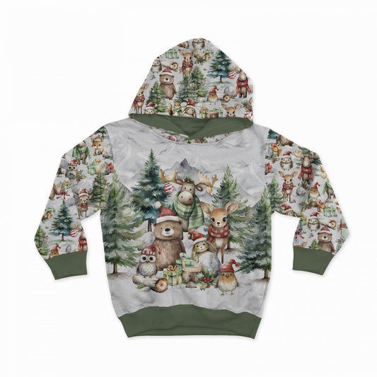 Kokvilnas cilpiÅtrikotÄža - zvÄri ziemÄ 250 g/m²