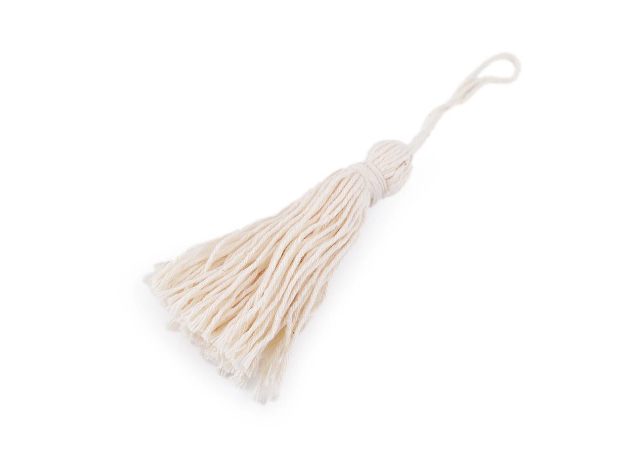 Attēls ar Kokvilnas pušķis 12.5 cm (tassel) – pieejams Šarlotes audumi