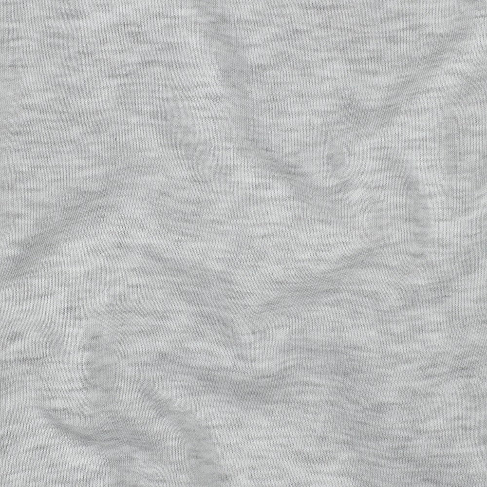 Attēls ar Kokvilnas siltināta trikotāža - gaiši pelēka melanža 285 g/m² – pieejams Šarlotes audumi